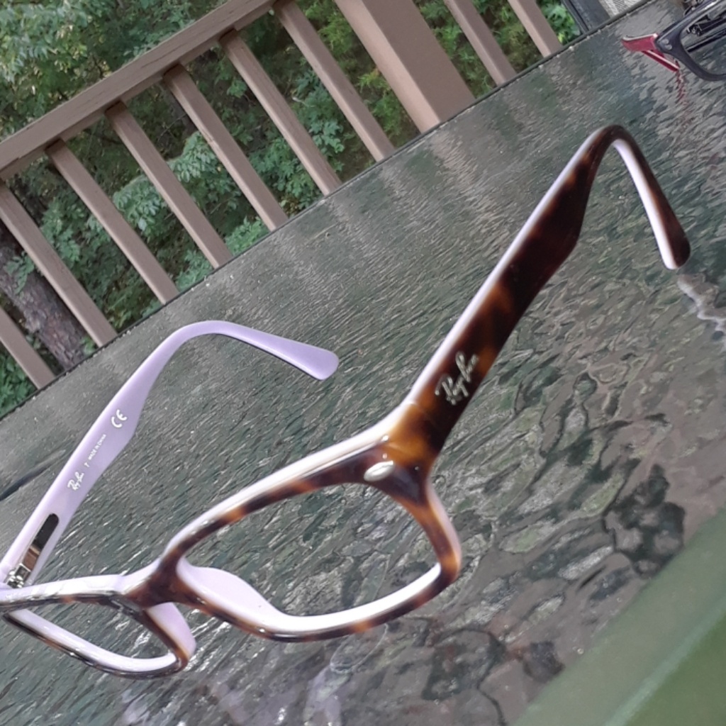 Ray-Ban Frames Lavender/Tortoise
